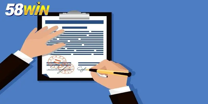 5 nội dung cơ bản trong điều khoản tại 58win