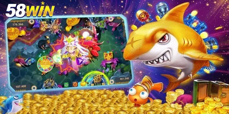 Bắn cá 58win cung cấp hàng trăm game hot