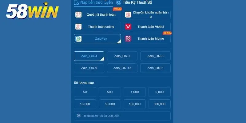 Lưu ý nạp tiền cơ bản